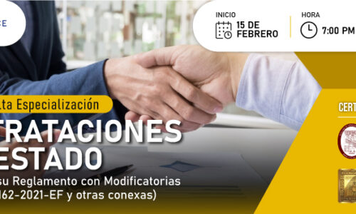 DIPLOMA DE ALTA ESPECIALIZACIÓN CONTRATACIONES DE ESTADO