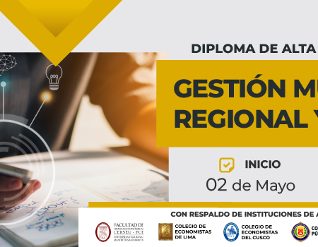 DIPLOMA DE ALTA ESPECIALIZACIÓN GESTIÓN PÚBLICA MUNICIPAL, REGIONAL Y LOCAL – Abril